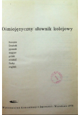 Ośmiojęzyczny słownik kolejowy