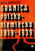 Granica polsko - niemiecka 1919 - 1939