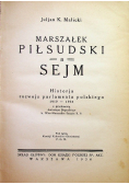 Marszałek Piłsudski a Sejm 1936 r.