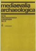 Mediaevalia archaeologica