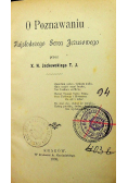 O poznawaniu najsłodszego serca Jezusowego 1898 r.