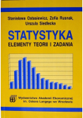 Statystyka elementy teorii i zadania