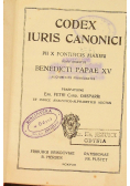 Codex Juris Canonici Pii X Pontificis Maximi 1918 r.