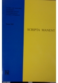 Scripta manent