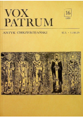 Vox Patrum Nr 16 Antyk Chrześcijański