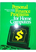 Personal Finance Programs for Home Computers