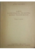 Zarys Elementarnej Gramatyki języka Węgierskiego