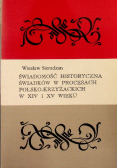 Świadomość historyczna świadków w procesach