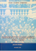 Uniwersytet Jagielloński 1918 - 1939