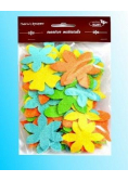 Kwiatki brokatowe 60szt