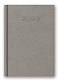 Kalendarz 2023 B6 dzienny vivella szary