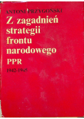 Z zagadnień strategii frontu narodowego PPR