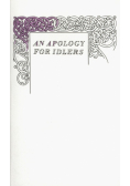 An Apology for Idlers