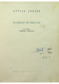 József wiersze wybrane
