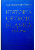 Historia ustroju Śląska 1202 - 1740