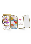 Karnet Urodziny 18 roczniki