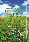 Psychologiczne i edukacyjne konteksty transgresji