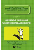 Orientacje jakościowe w badaniach pedagogicznych