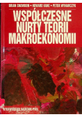 Współczesne nurty teorii makroekonomii