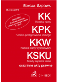 Kodeks karny Kodeks postępowania karnego Kodeks karny wykonawczy. Koszty sądowe karne.