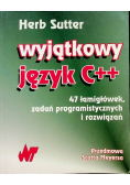 Wyjątkowy język C + +