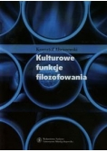 Kulturowe funkcje filozofowania