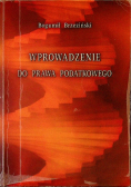 Wprowadzenie do Prawa podatkowego