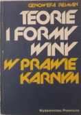 Teorie i formy winy w prawie karnym