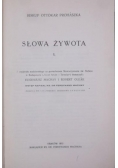 Słowa żywota, Tom I, 1932 r.