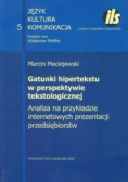 Gatunki hipertekstu w perspektywie tekstologiczne