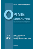 Opinie edukacyjne Polskiej akademii umiejętności Tom XVI