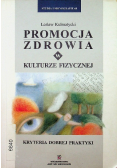 Promocja zdrowia w kulturze fizycznej