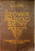 Słownik frazeologiczny 1928 r.