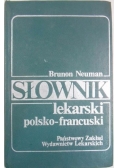 Słownik lekarski francusko - polski