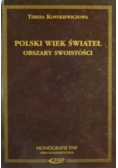 Polski wiek świateł obszary swoistości