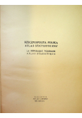 Rzeczpospolita Polska atlas statystyczny La Republique Polonaise atlas statistique 1930 r.