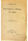 Idea Państwa u Platona i jej dzieje 1918 r.