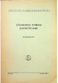 Zagadnienia wybrane elektrotechniki Transofrmatory