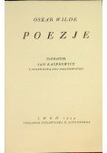 Wilde Poezje 1924 r.
