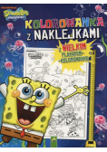 Kolorowanka z naklejkami SpongeBob