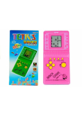 Gra elektroniczna tetris kieszonkowa różowa