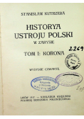 Historya Ustroju Polski Tom I 1917 r.
