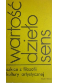Wartość dzieło sens