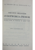 Chrystus Mesjaszem. Cudotwórca i prorok, 1933 r.