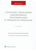 Czynności procesowe zawodowego pełnomocnika w sprawach cywilnych
