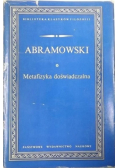 Abramowski Metafizyka doświadczalna