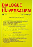 Dialogue and Universalism