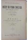 Wstęp do Pisma Świętego, 1903 r.