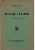 Homilje i kazania ,1924r.