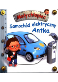 Mały chłopiec  Samochód elektryczny Antka